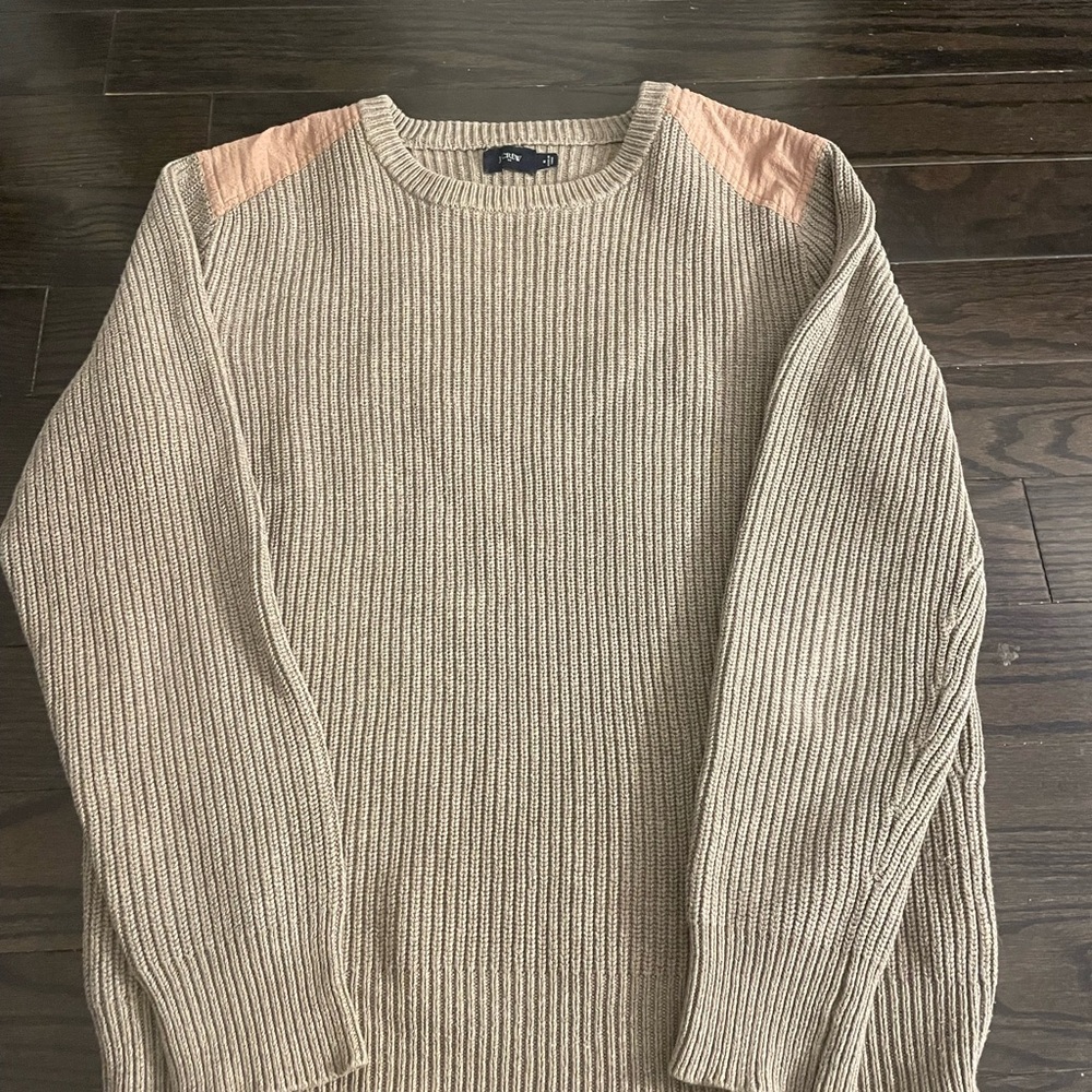 J. Crew Men’s Beige Woodsman Sweater -Size Medium